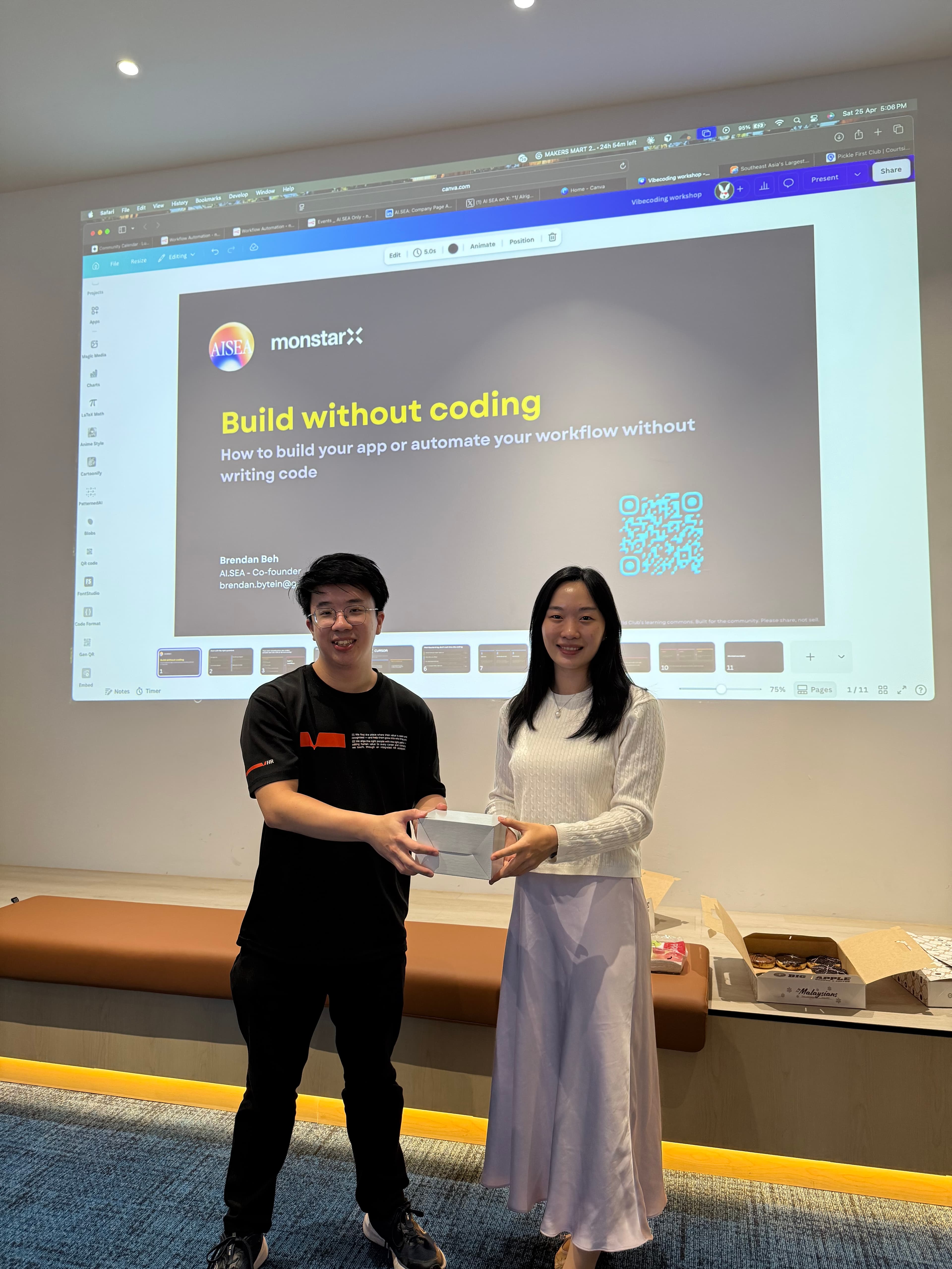 IWD Keynote, On Stage